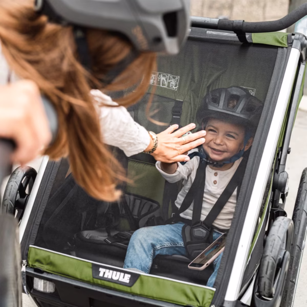 Thule Chariot Cab двојна мултиспортска приколка за велосипед со две седишта - Image 8